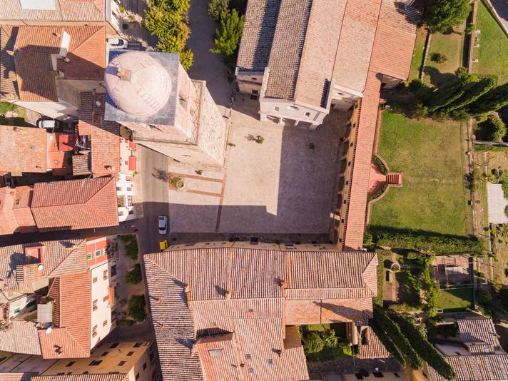 Duomo di Chiusi. Vista dall'alto