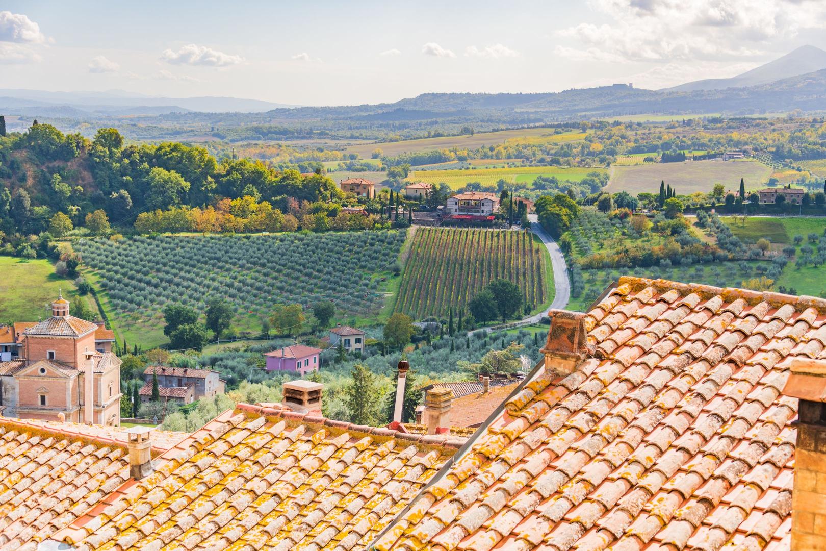 Chiusi. Vista dal centro