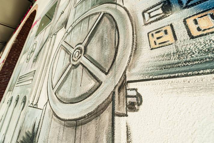 Particolare della Stazione di Torrita