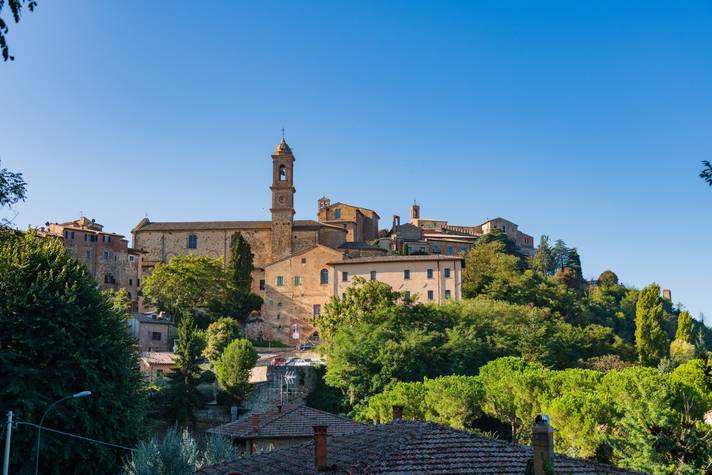 Vista di Montepulciano