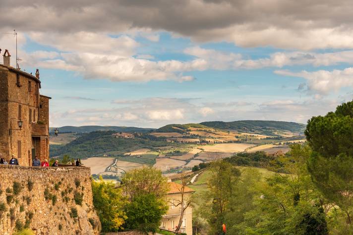 Vista da Pienza