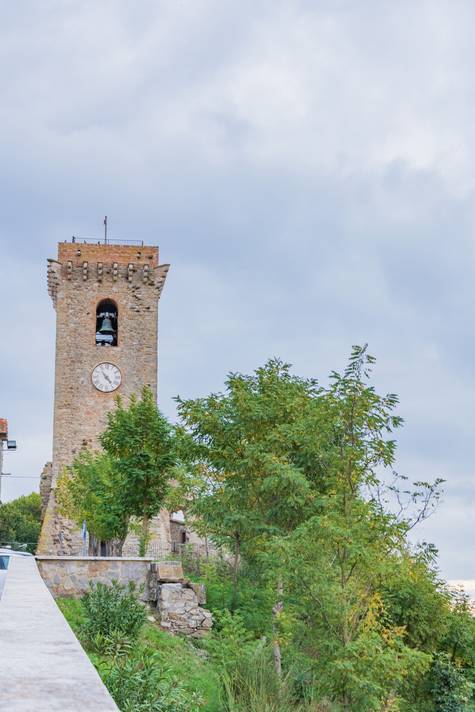 Celle sul Rigo. Campanile